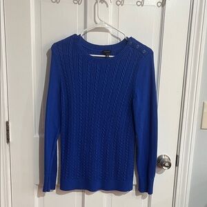 Talbots Royal Blue Knit Sweater